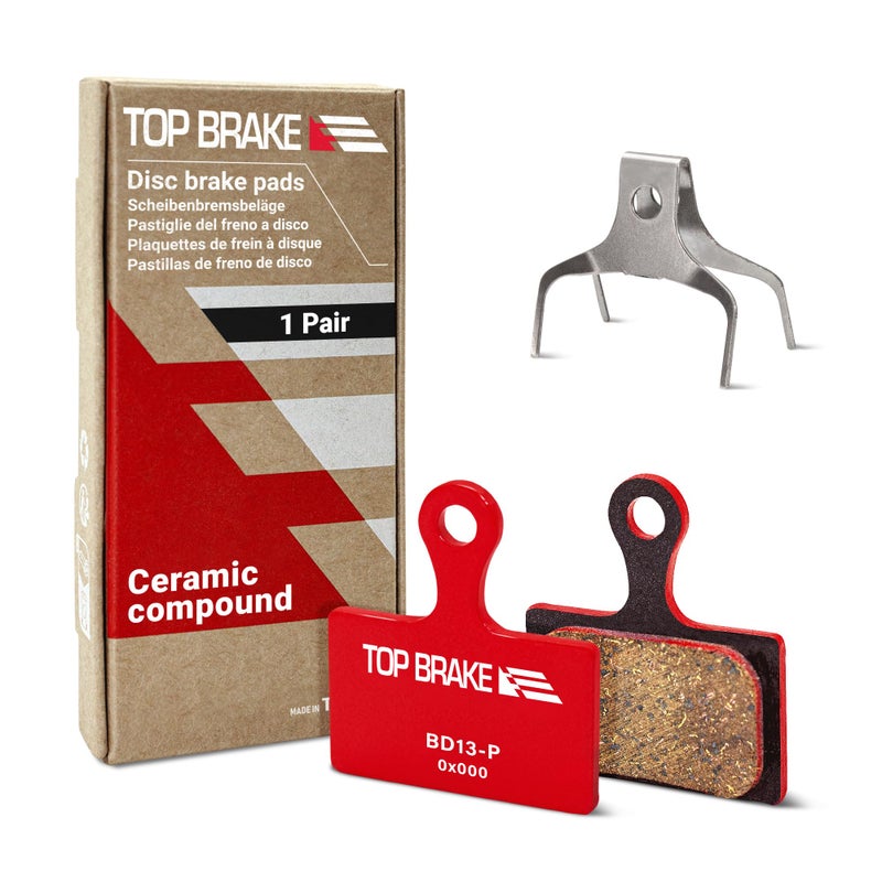 Top Brake وسادات فرامل قرص الفرامل العلوية لدراجة الطريق Shimano XTR-M9100، Dura Ace R9170، GRX RX400، BR RS305,405,505,805; تيكترو HD-R310/R510، حامل مسطح TRP-Hylex - Image 1